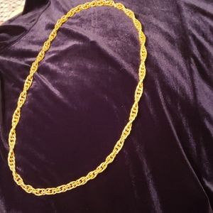 Gold tone necklace